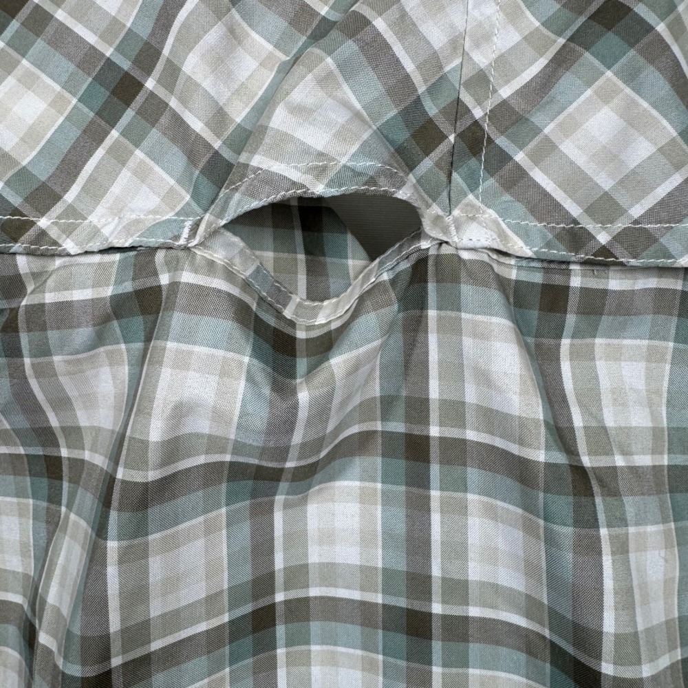Patagonia Mens Plaid Island Hopper Vented Fishing Short Sleeve Shirt 54025 Large - Picture 9 of 10